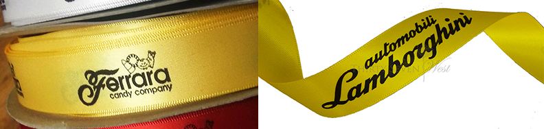 Yellow Custom Branding Ribbon